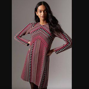 NWT Anthropologie Kiera Jacquard Tunic Dress
